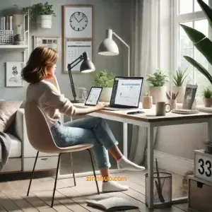 Freelancers Work Remotely At Zinn Hub