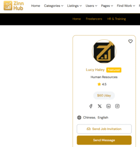 Zinn Hub Profile