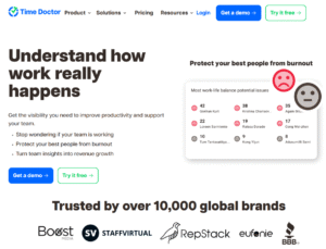 Time Doctor remote Monitoring Software