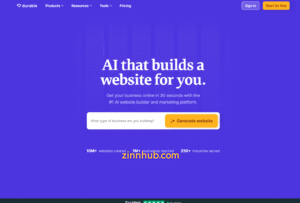 AI website builder and marketing platform