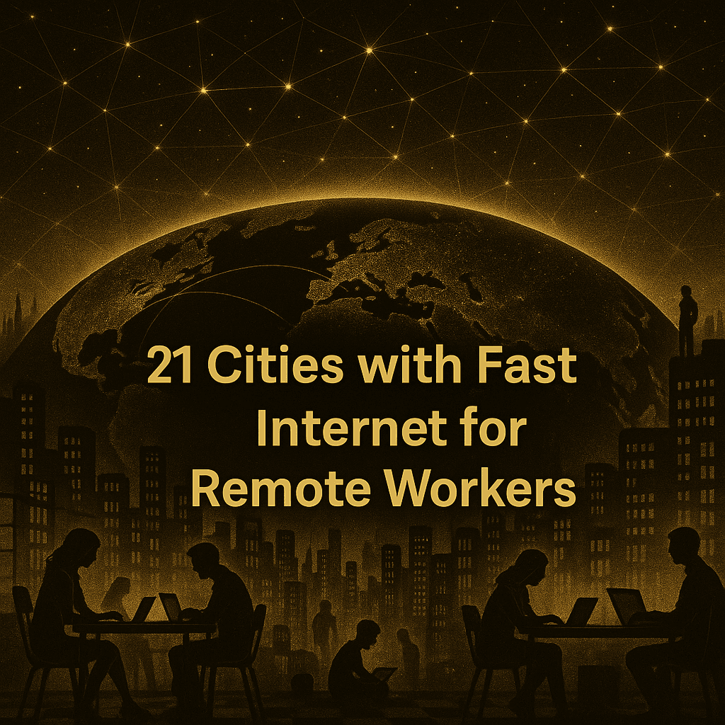 21 Cities with Fast Internet for Remote Workers