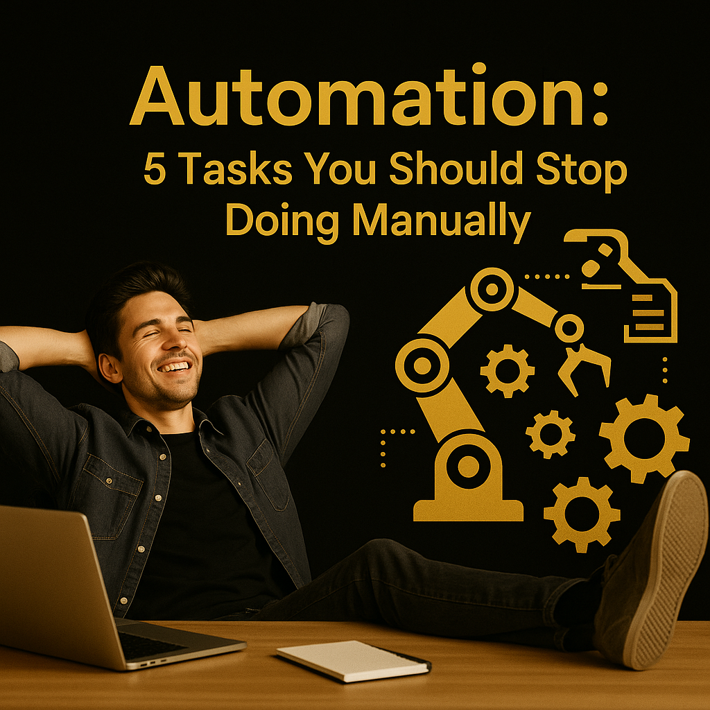 Automation: 5 Tasks You Should Stop Doing Manually