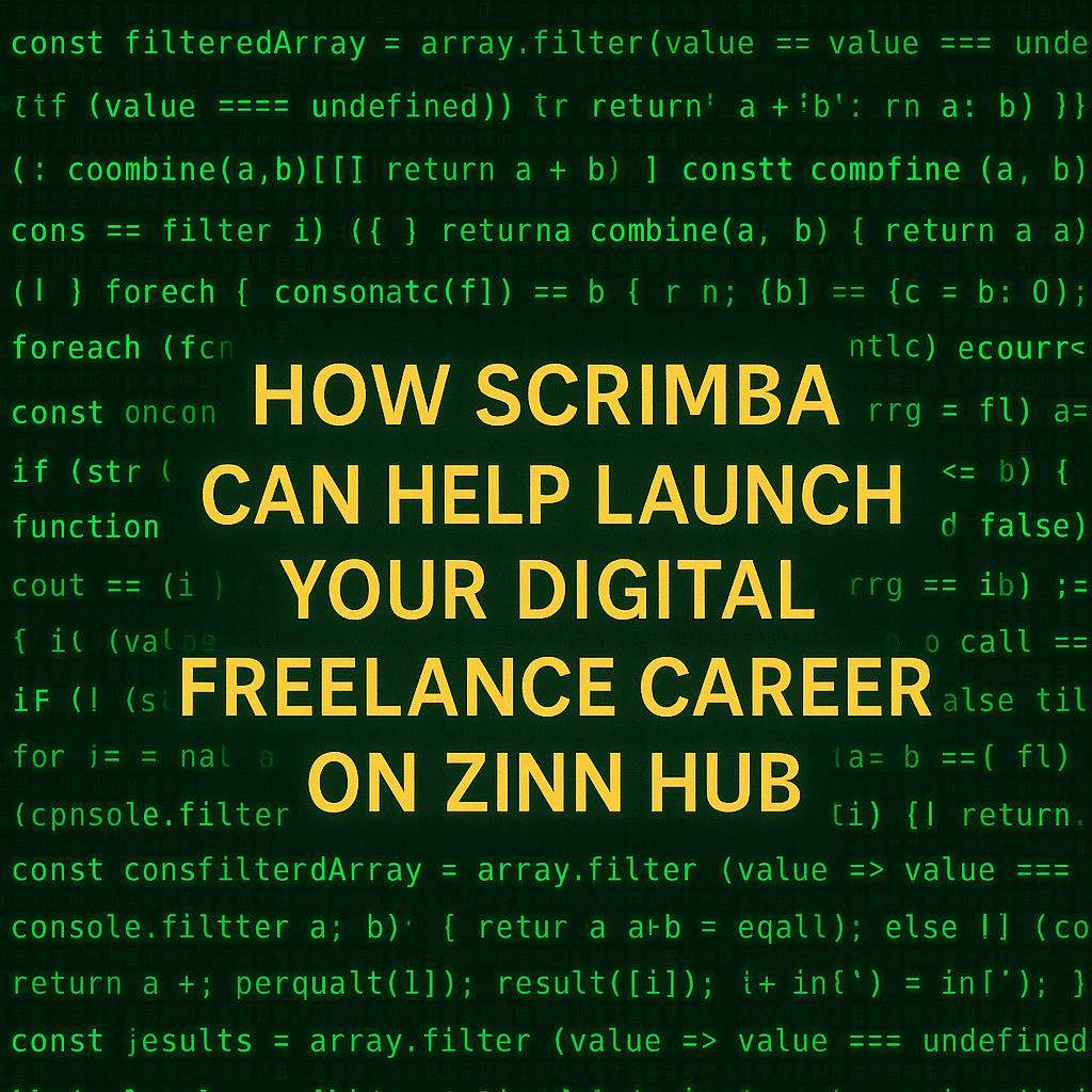 How Scrimba Can Help Launch Your Digital Freelance Career on Zinn Hub