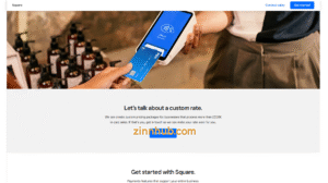 Freelance Zinner receiving Square Payment