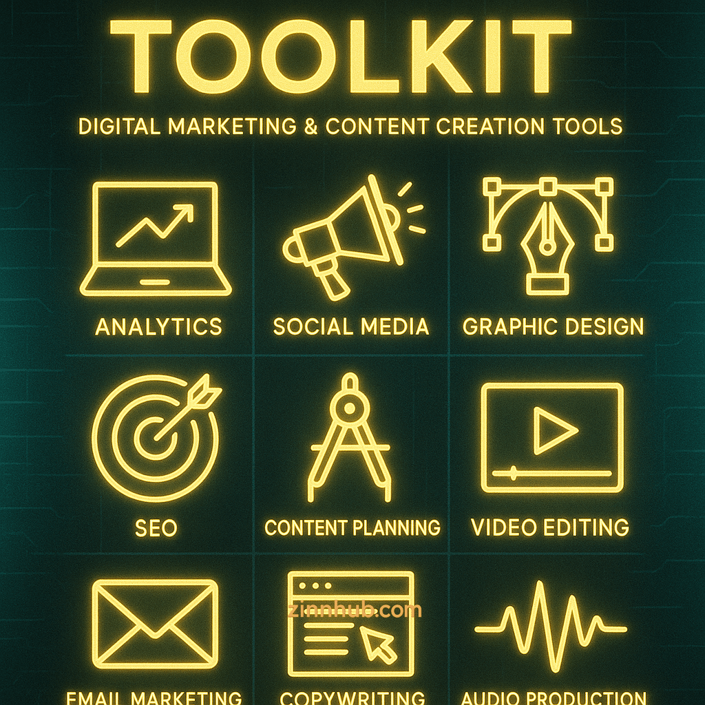 Digital Marketing And Content Creation Tools