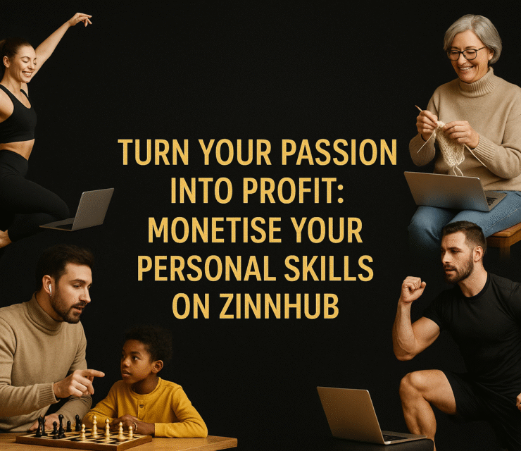 Turn Your Passion Into Profit: Monetise Your Personal Skills on Zinn Hub