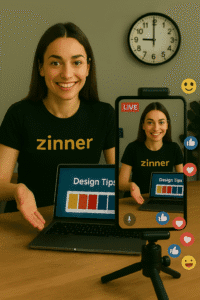 Zinner Brand Design Facebook Live.