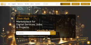Zinn Hub Marketplace Homepage