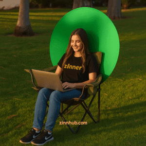 Webaround Portable Green Screen For Remote Freelancers.