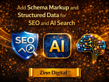 Add Schema Markup and Structured Data for SEO and AI Search