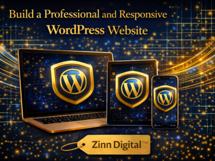 Build a Professional and Responsive WordPress Website from zinn digital