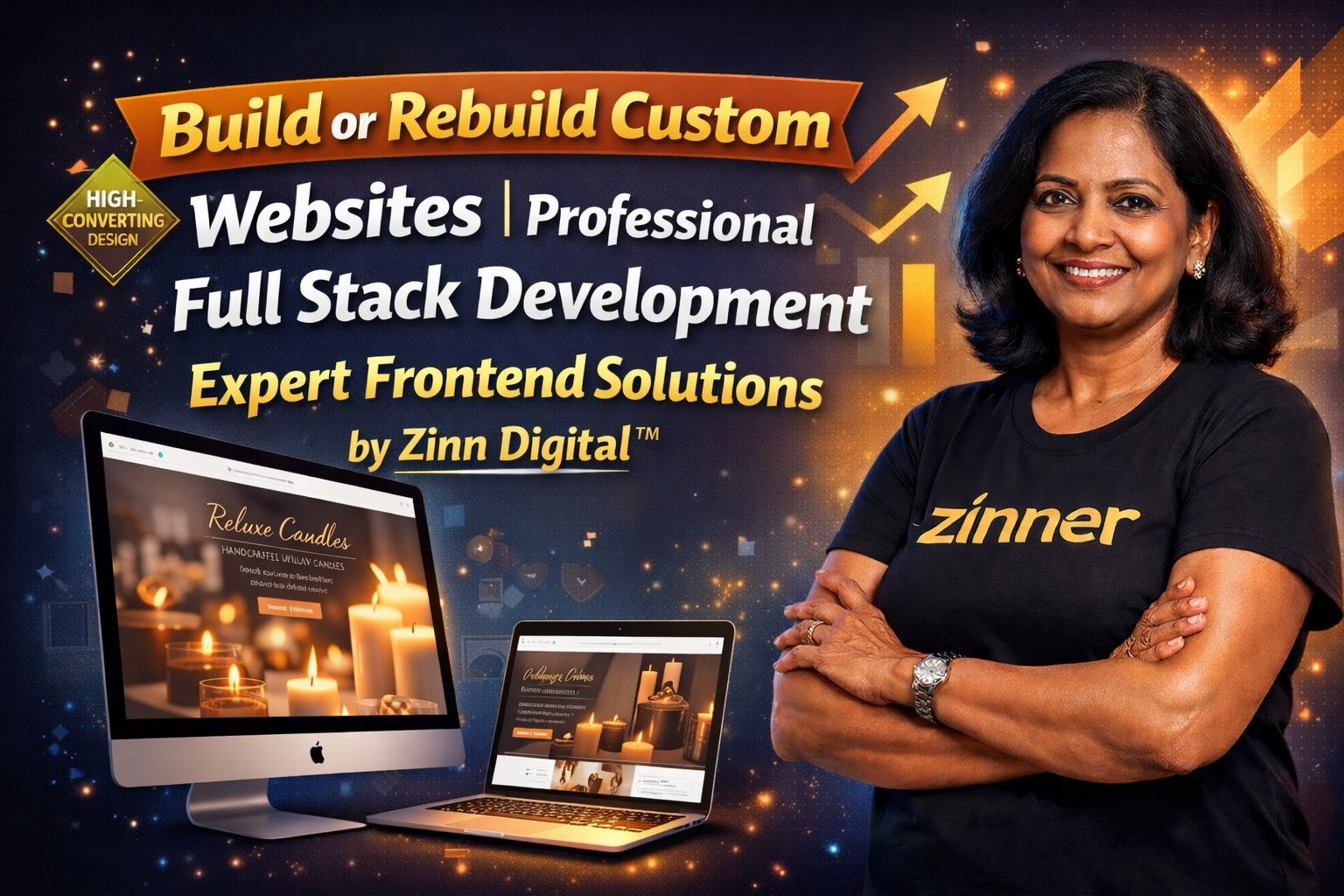 Build Or Rebuild Custom Websites | Professional Full Stack Development | Expert Frontend Solutions 1 Build Or Rebuild Custom Websites | Professional Full Stack Development | Expert Frontend Solutions By Zinn Digital ™