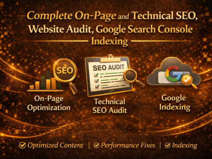Complete On-Page And Technical Seo, Website Audit, Google Search Console Indexing By Zinn Digital