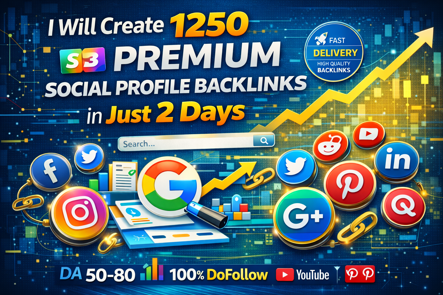Create 1250 Premium Social Profile Backlinks In Just 2 Days 1 Create 1250 Premium Social Profile Backlinks In Just 2 Days