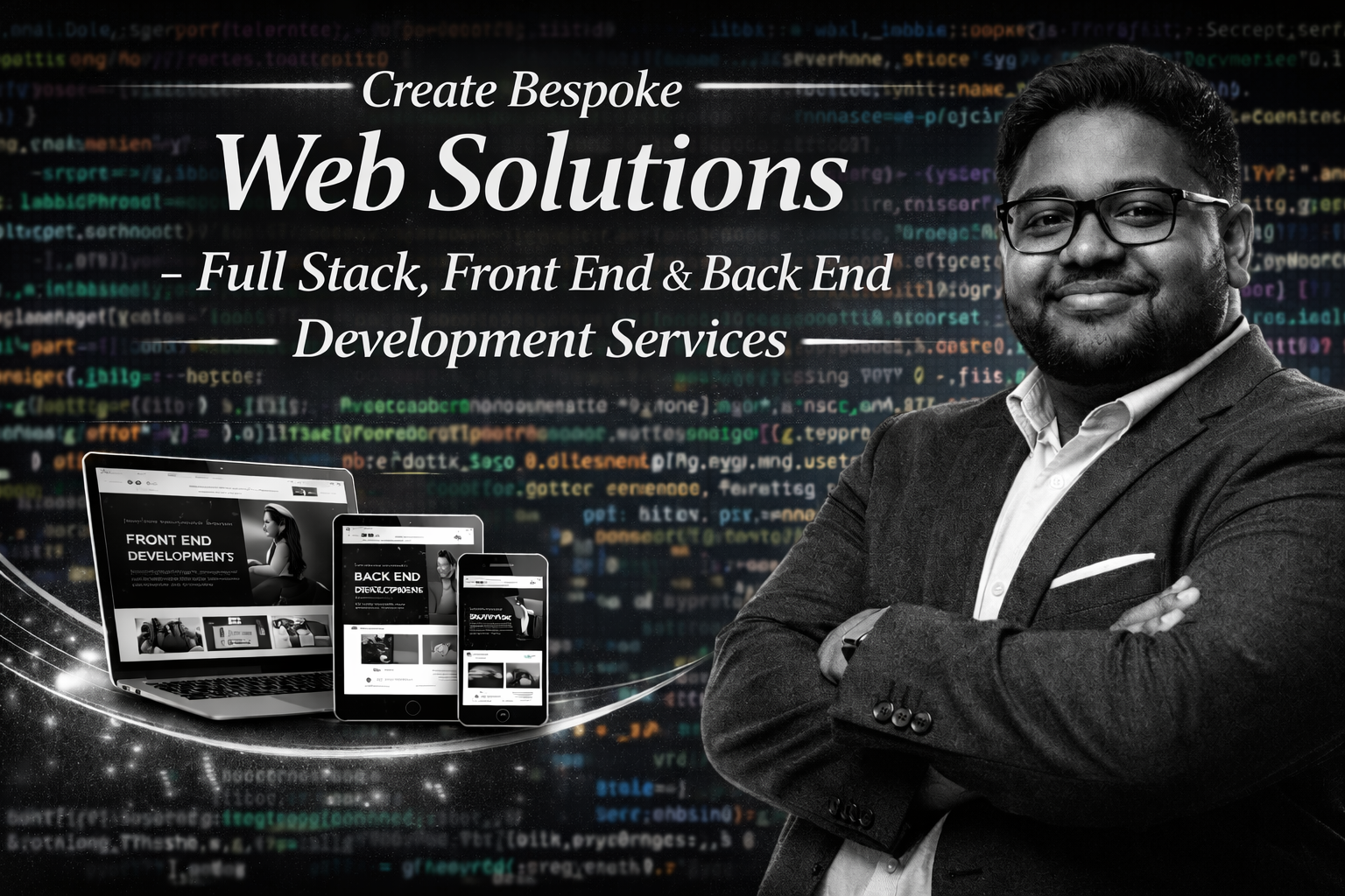 Create Bespoke Web Solutions - Full Stack, Front End &Amp; Back End Development Services 1 Create Bespoke Web Solutions - Full Stack, Front End &Amp; Back End Development Services