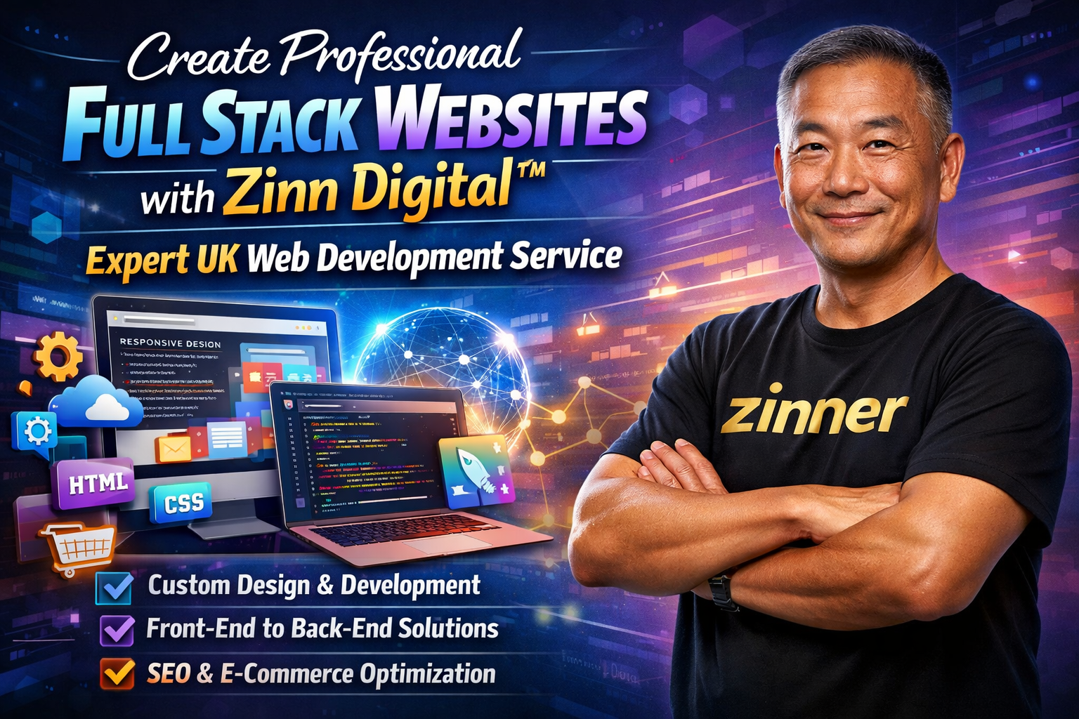 Create Professional Full Stack Websites With Zinn Digital™ - Expert Uk Web Development Service 1 Create Professional Full Stack Websites With Zinn Digital™ - Expert Uk Web Development Service