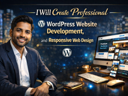 Create Professional Landing Pages, WordPress Website Development, and Responsive Web Design