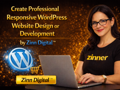 Create Professional Responsive WordPress Website Design or Development by Zinn Digital™