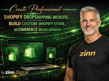 Create Professional Shopify Dropshipping Website, Build Custom Shopify Store, eCommerce Development