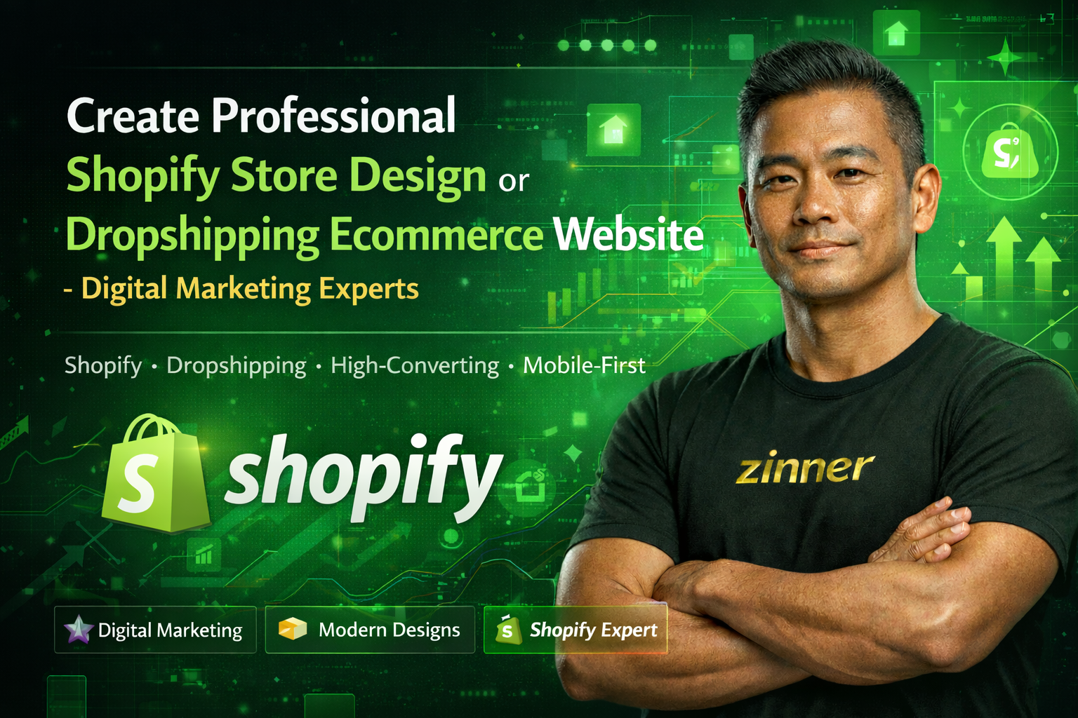 Create Professional Shopify Store Design Or Dropshipping Ecommerce Website - London-Based Experts 1 Create Professional Shopify Store Design Or Dropshipping Ecommerce Website - London-Based Experts