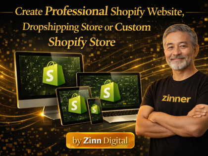 Create Professional Shopify Website, Dropshipping Store Or Custom Shopify Store