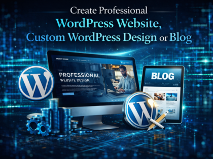 Create Professional WordPress Website, Custom WordPress Design or Blog zinn hub gig