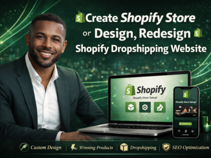 Create Shopify Store Or Design, Redesign Shopify Dropshipping Website 3 Create Shopify Store Or Design, Redesign Shopify Dropshipping Website