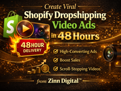 Create Viral Shopify Dropshipping Video Ads in 48 Hours
