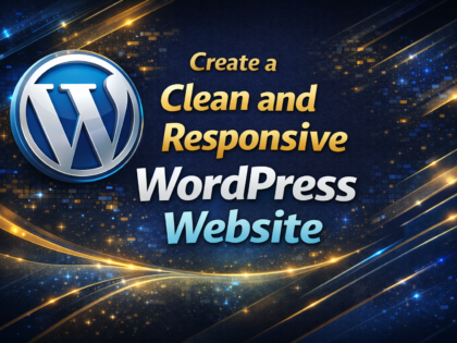 Create a Clean and Responsive WordPress Website