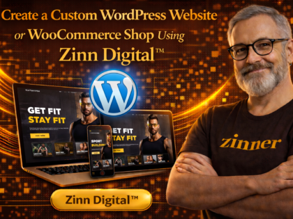 Create a Custom WordPress Website or WooCommerce Shop Using Elementor Pro with Zinn Digital™