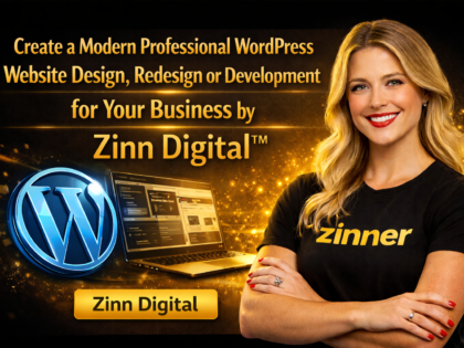 Create a Modern Professional WP Website Design, Redesign or Development for Your Business