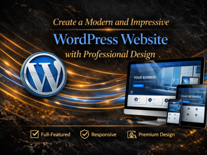 Create a Modern and Impressive WordPress Website with Professional Design