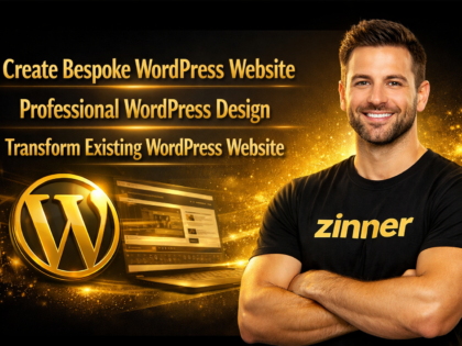 Create bespoke WP website, professional WP design, transform existing WP website