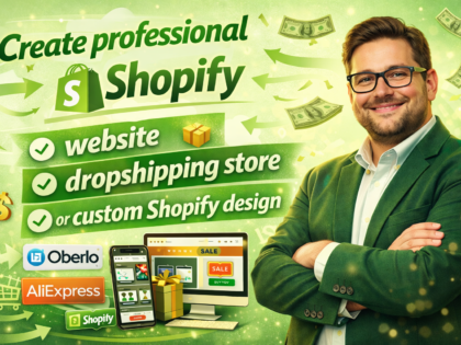 Create professional Shopify website, dropshipping store, or custom Shopify design