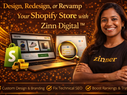 Design, Redesign, Or Revamp Your Shopify Store With Zinn Digital ™ 3 Design, Redesign, Or Revamp Your Shopify Store With Zinn Digital ™