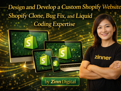 Design and Develop a Custom Shopify Website, Shopify Clone, Bug Fix, and Liquid Coding Expertise