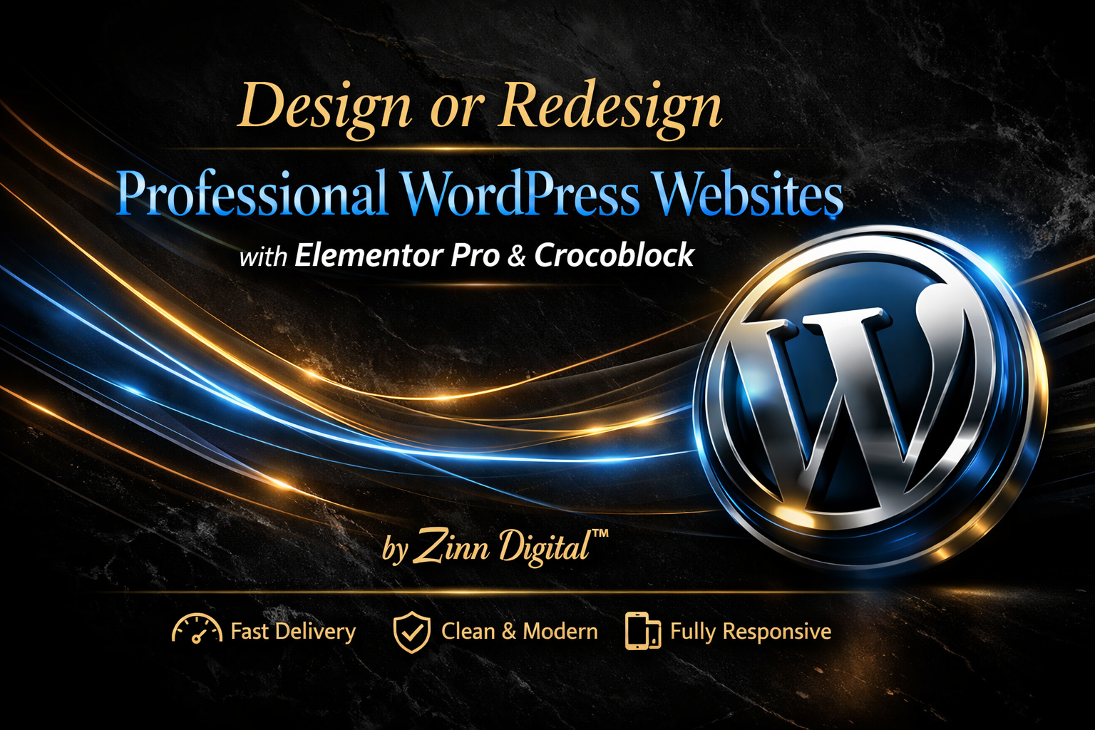 Design Or Redesign Professional Wordpress Websites With Elementor Pro And Crocoblock 1 Design Or Redesign Professional Wordpress Websites With Elementor Pro And Crocoblock By Zinn Digital™