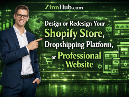 Design or Redesign Your Shopify Store, Dropshipping Platform, or Professional Website