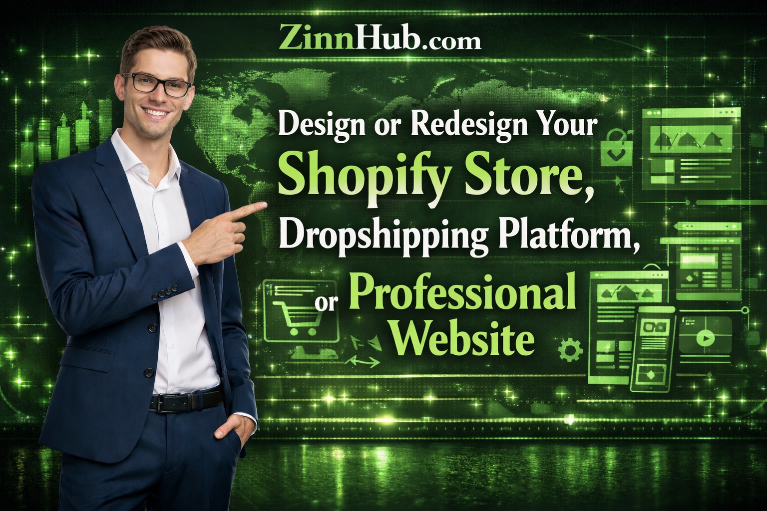 Design Or Redesign Your Shopify Store, Dropshipping Platform, Or Professional Website 1 Design Or Redesign Your Shopify Store, Dropshipping Platform, Or Professional Website
