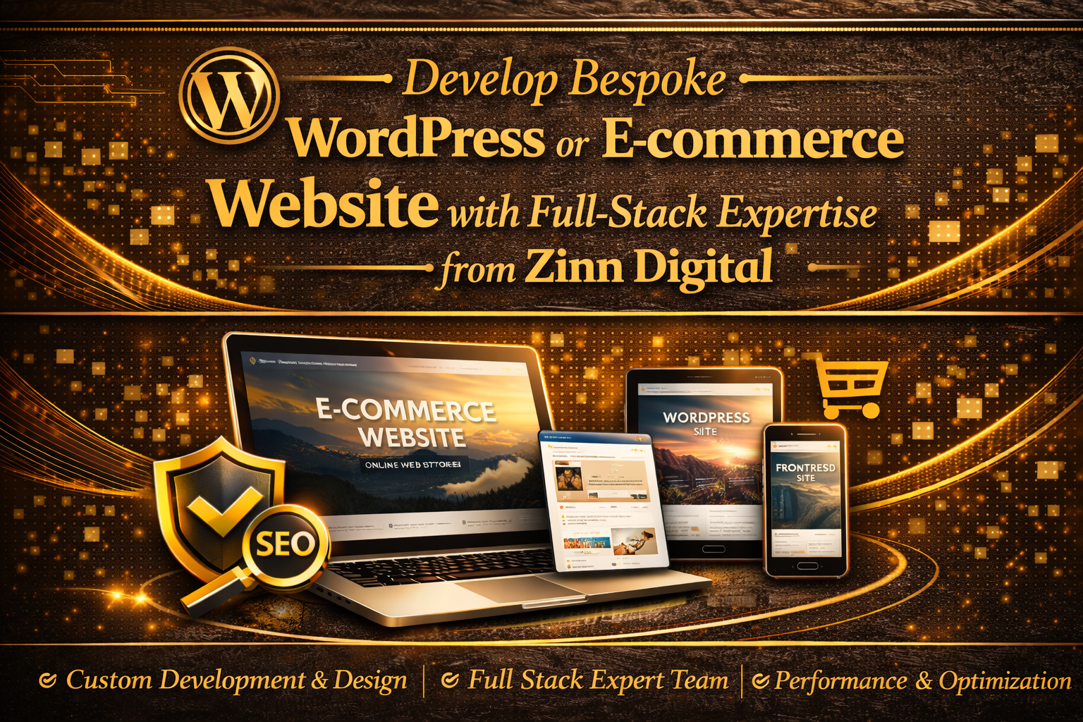 Develop Bespoke Wordpress Or E-Commerce Website With Full-Stack Expertise From Zinn Digital ™ 1 Develop Bespoke Wordpress Or E-Commerce Website With Full-Stack Expertise From Zinn Digital