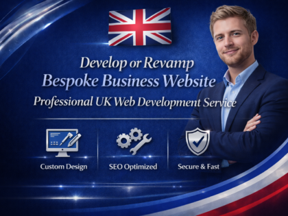 Develop or Revamp Bespoke Business Website - Professional UK Web Development Service
