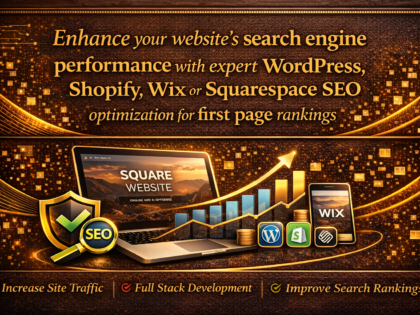Enhance your website's performance with expert WordPress, Shopify, Wix or Squarespace SEO opt