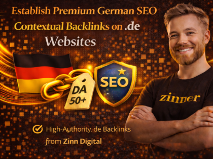 Establish Premium German SEO Contextual Backlinks on .de Websites from zinn digital