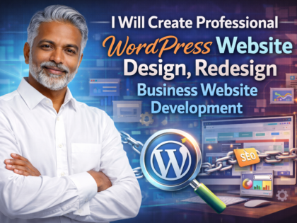 Create Professional WordPress Website Design, Redesign Business Website Development