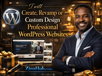 I Will Create, Revamp or Custom Design Professional WordPress Websites