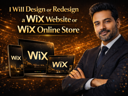 I Will Design or Redesign a Wix Website or Wix Online Store
