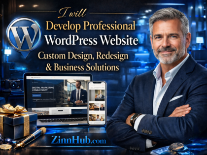I Will Develop Professional WordPress Website - Custom Design, Redesign & Business Solutions