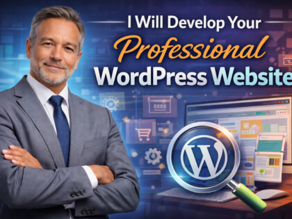I Will Develop Your Professional WordPress Website zinn hub advert
