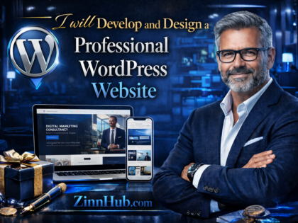 I Will Develop And Design A Professional Wordpress Website