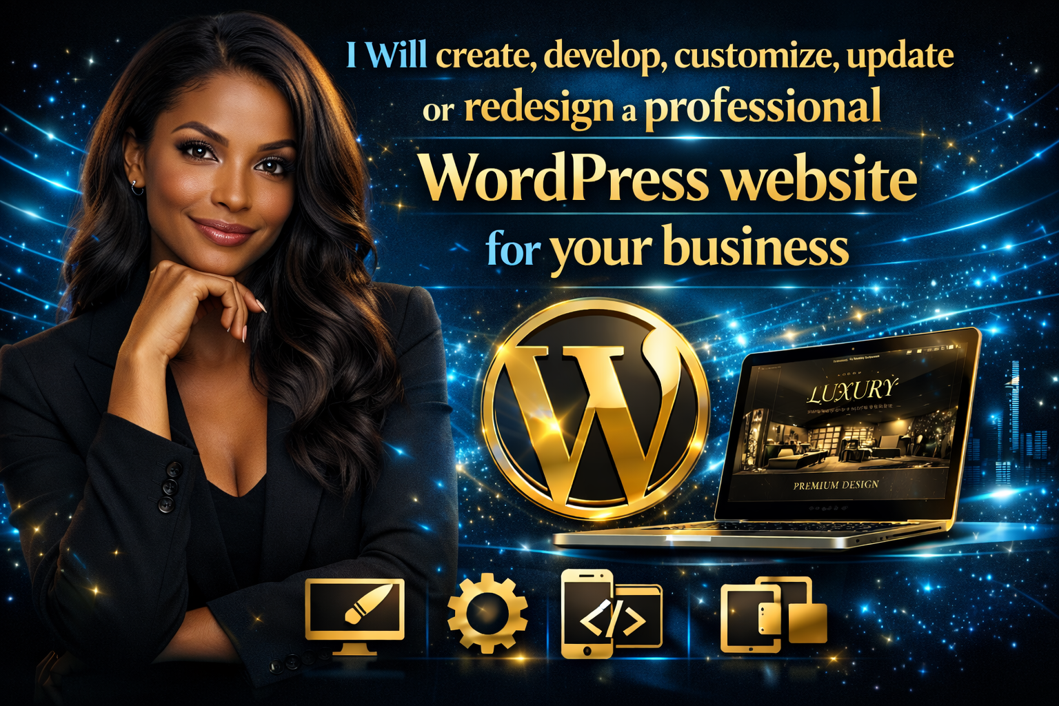 Create, Develop, Customize, Update Or Redesign A Professional Wordpress Website For Your Business 1 Create, Develop, Customize, Update Or Redesign A Professional Wordpress Website For Your Business
